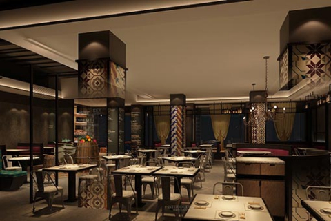 西餐廳桌椅如何布局？