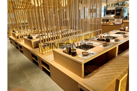 日式烤肉店應(yīng)該如何選擇合適的日式烤肉桌？在裝飾設(shè)計中應(yīng)注意什么？