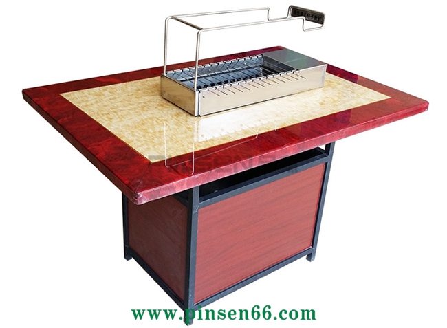 自動翻轉(zhuǎn)燒烤桌