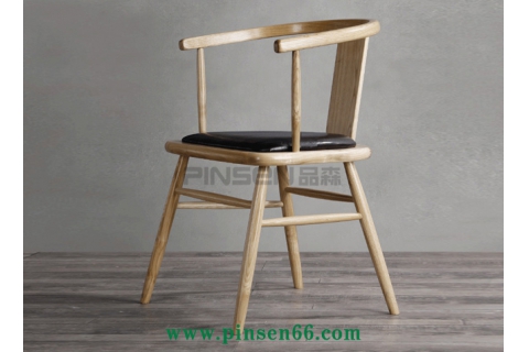 現(xiàn)代簡約酒店北歐實木椅-北歐餐廳桌椅定制廠家
